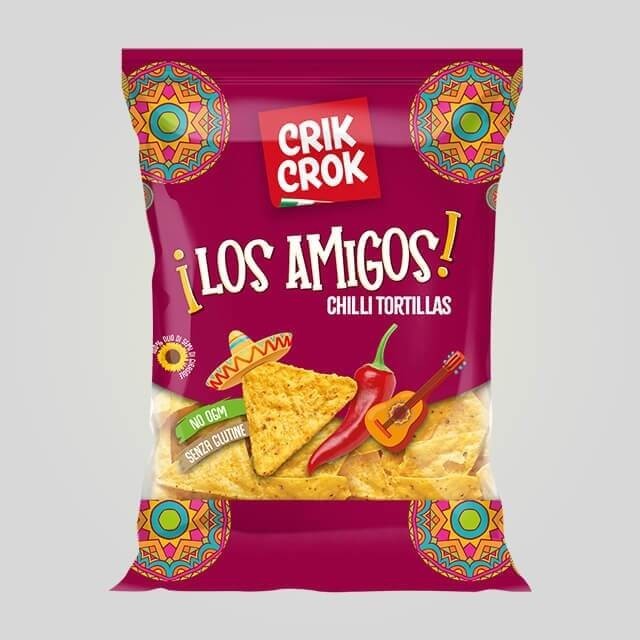 Crik Crok Chilli Tortillas 200g