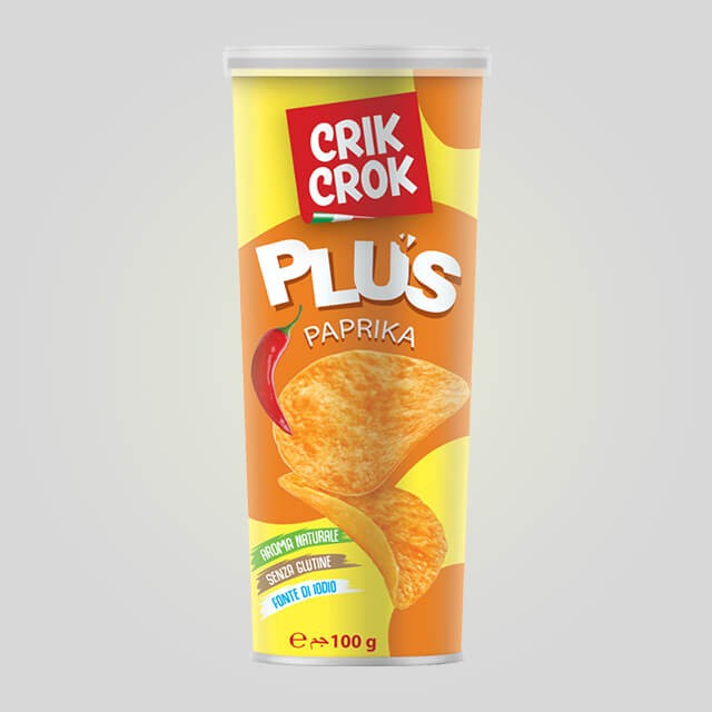 Crik Crok Plus - (100g) Paprika 