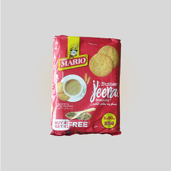 MARIO BUTTER JEERA BIKS (8x90g) 