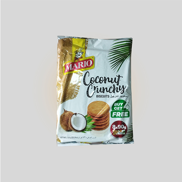 MARIO COCONUT CRUNCHY (8x90g) 